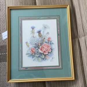 Van Hoose Floral Framed Watercolor WallArt